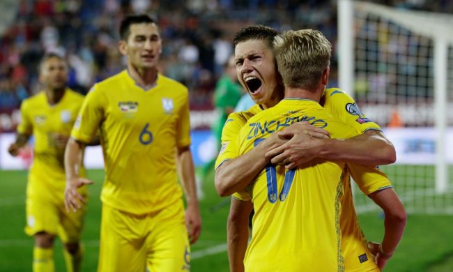 Сборная Украины сделала прыжок в обновленном рейтинге ФИФА