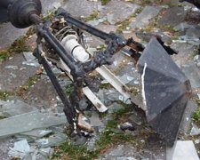 В Одесі вандали знищили старовинний ліхтар (фото)