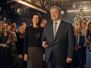 Привітання Петра Порошенка, скріншот із відео