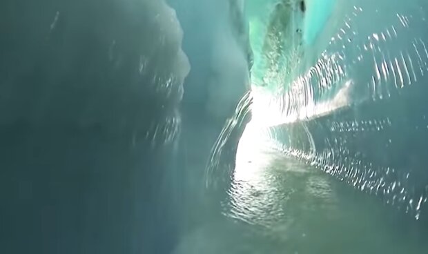 Танення льодовиків, скріншот: YouTube