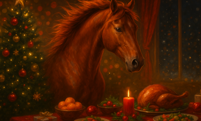 Символ 2026, Червоний Кінь. зображення: Pinterest