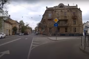 улицы Львова, скриншот с видео