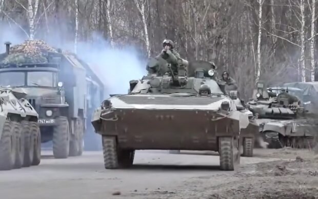 российские оккупанты. Фото: скрин youtube