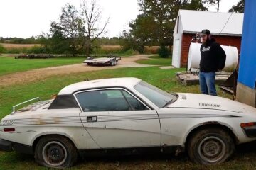 Triumph TR7, скриншот из видео