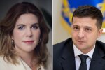 Кіра Рудик і Володимир Зеленський