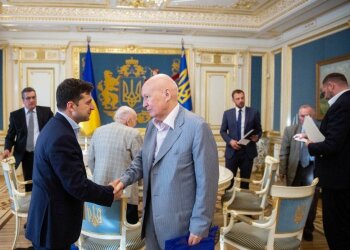 Зеленский и Патон, фото пресс-служба Владимира Зеленского