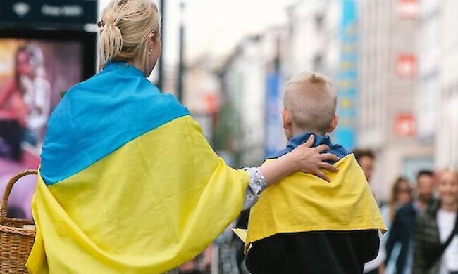 Украинские беженцы / фото: BBC