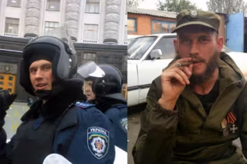 Экс-"беркутовец" воюет за "ДНР" с золотым автоматом (фото)