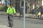 велосипедист, скріншот з відео