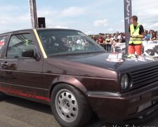 VW Golf Mk2, скриншот видео