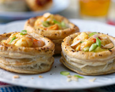 Класичний рецепт листкових пиріжків "vol-au-vents"