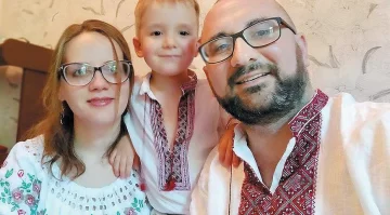 Сергей Бригар с семьей любят все украинское. Фото из Фейсбука