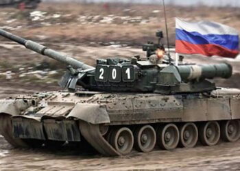 Російськиц танк. Иллюстрация