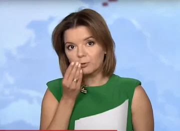 Телеведуча Марічка падалко, скрін з відео