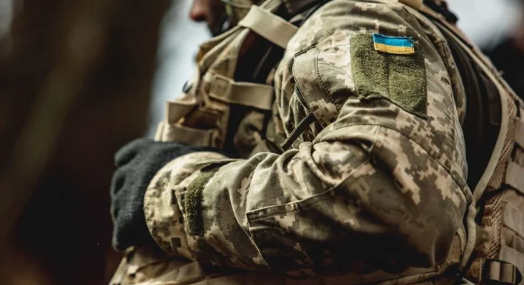 Украинский военнослужащий