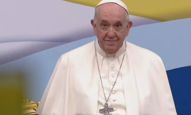 Папа Римський Франциск, фото: скріншот з відео