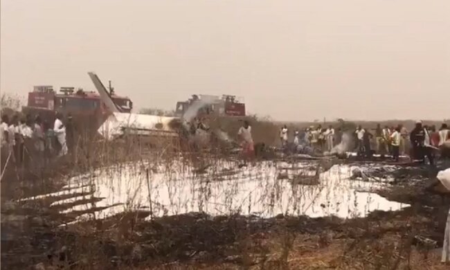 Авіакатастрофа в Нігерії, кадр з відео