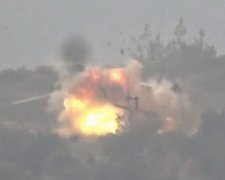 З'явилося відео підриву російського вертольота в Сирії