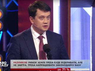 Дмитрий Разумков в программе "Право на власть"