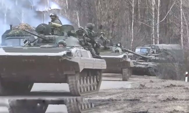 Російські війська, фото: скріншот з відео