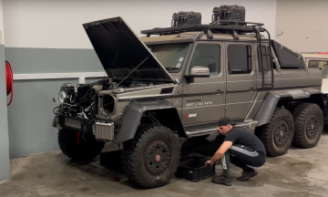 Mercedes G63 AMG 6X6, скріншот: YouTube