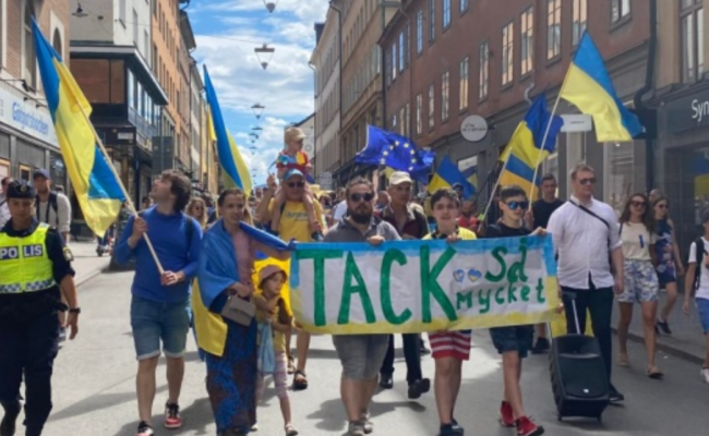 Українські біженці в Швеції