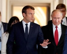 В сети показали, как Путина "вырастили" для встречи с Макроном