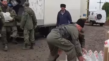 Російські окупанти, фото: скріншот з відео