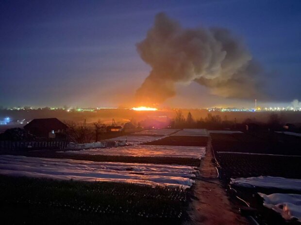 Пожар в Санкт-Петербурге \\ фото Фонтанка