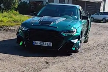 Тюнингованная Audi, фото из соцсетей