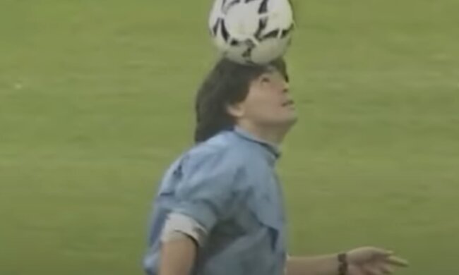 Диего Марадона, скриншот видео