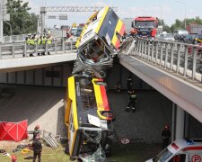 Авария в Варшаве, фото из свободных источников