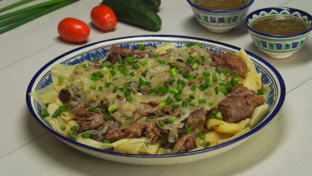 Казахское национальное блюдо 