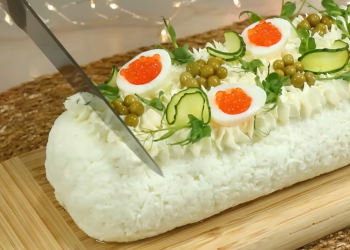 Салат-рулет, кадр из видео