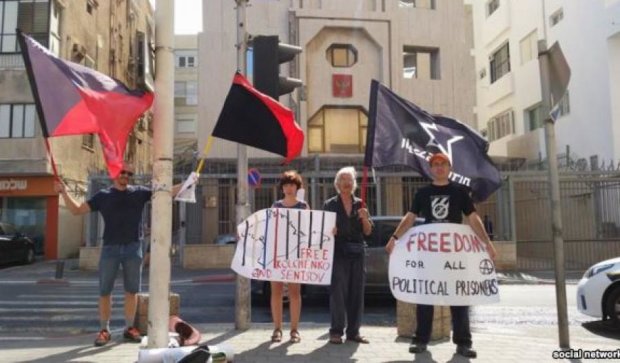 В Израиле провели акцию солидарности с крымскими политзаключенными