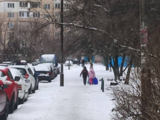 Дети, зима, снег, фото и соцсетей