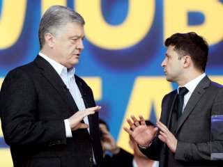 Петр Порошенко и Владимир Зеленский