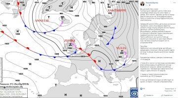 Погода в Україні, фото: скріншот Наталка Діденко Facebook
