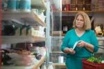 Молочные продукты в супермаркете