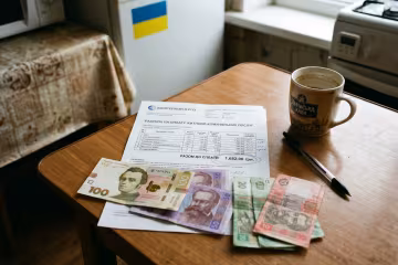 комунальна платіжка гривня рахунок