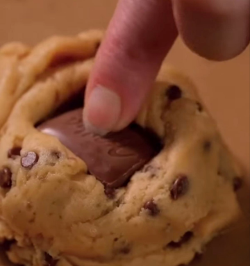 Печенье с шоколадом: фото скрин рецепта