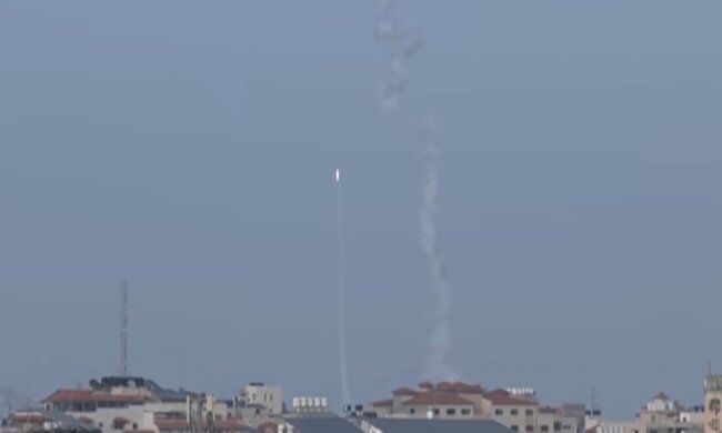 Обстрелы в Израиле, скриншот с видео