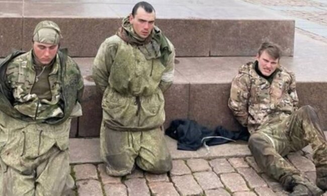 Російські полонені, фото: скріншот з відео