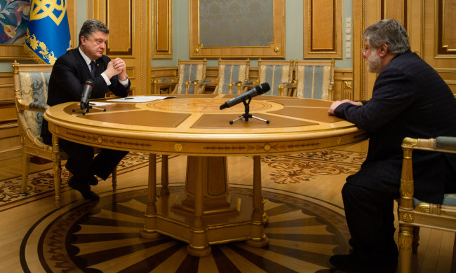 Петр Порошенко и Игорь Коломойский