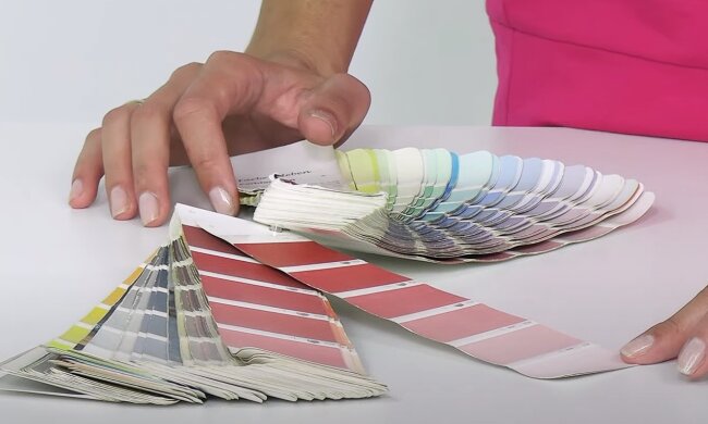 Выбор цвета Pantone, скриншот: Youtube