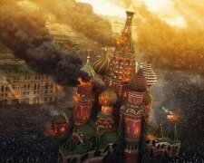 Москва у вогні, скріншот: YouTube