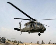 Дрон испытал военный вертолет на прочность