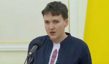 Савченко заявила, что мир наступит только после войны