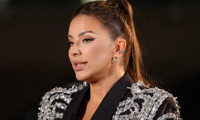 Ані Лорак, кадр з інтерв'ю