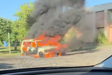 Последствия удара по Харьковщине, кадр из видео
